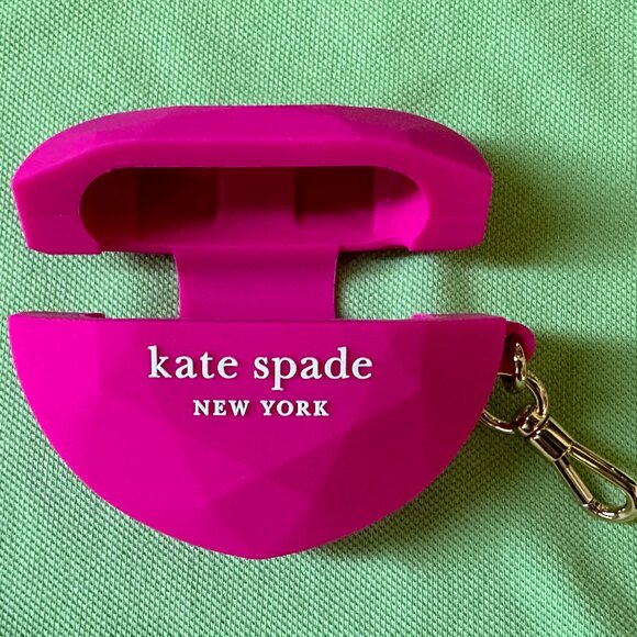 KATE SPADE GALA 3D CANDY HEART AIRPODS PRO CASE:NWT COSMIC PINK - Picture 4 of 10